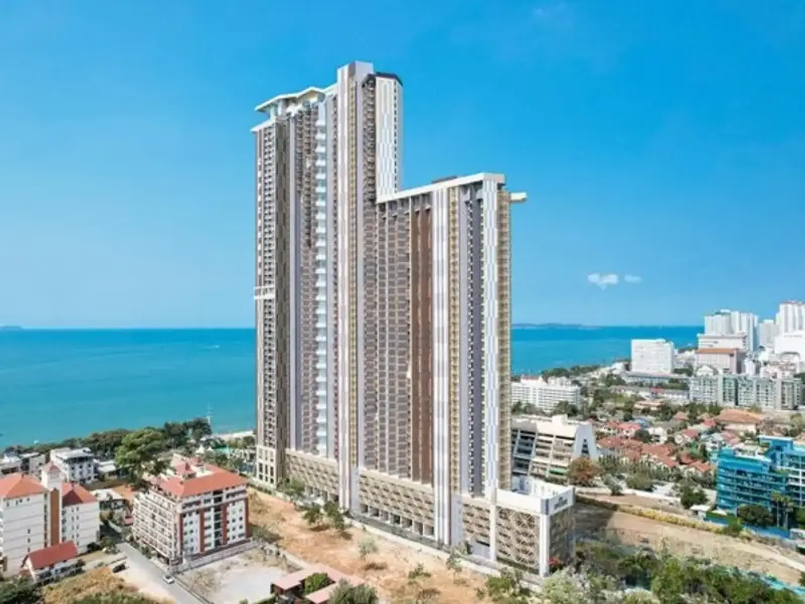 Condo 1 chambre front de mer à vendre — Jomtien, Pattaya