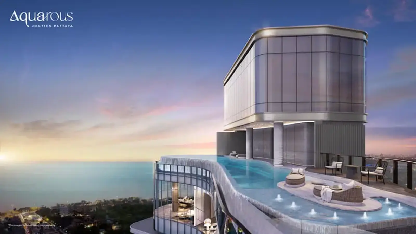 Condo 2 chambres neuf à vendre — Jomtien Beach, Pattaya