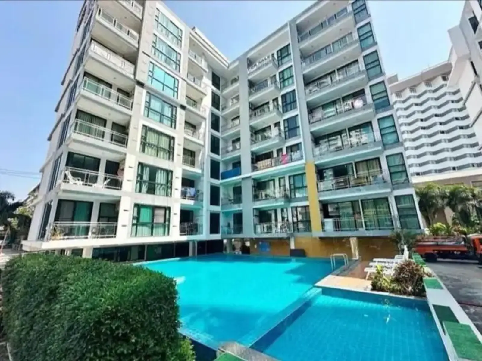 Condo 1 chambre front de mer à vendre ou à louer — Jomtien, Pattaya