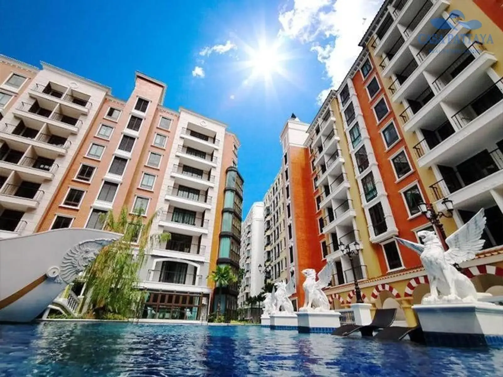 Condo 1 chambre plage à pied à vendre — Jomtien, Pattaya