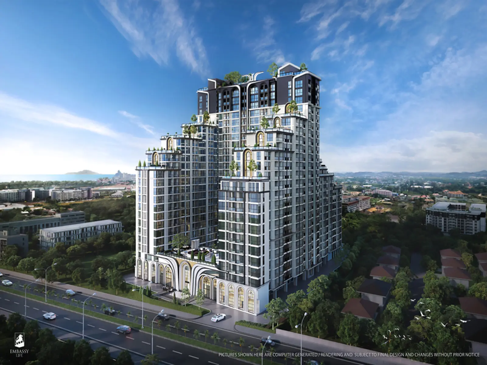 Condo 1 chambre vue mer à vendre — Jomtien Beach, Pattaya