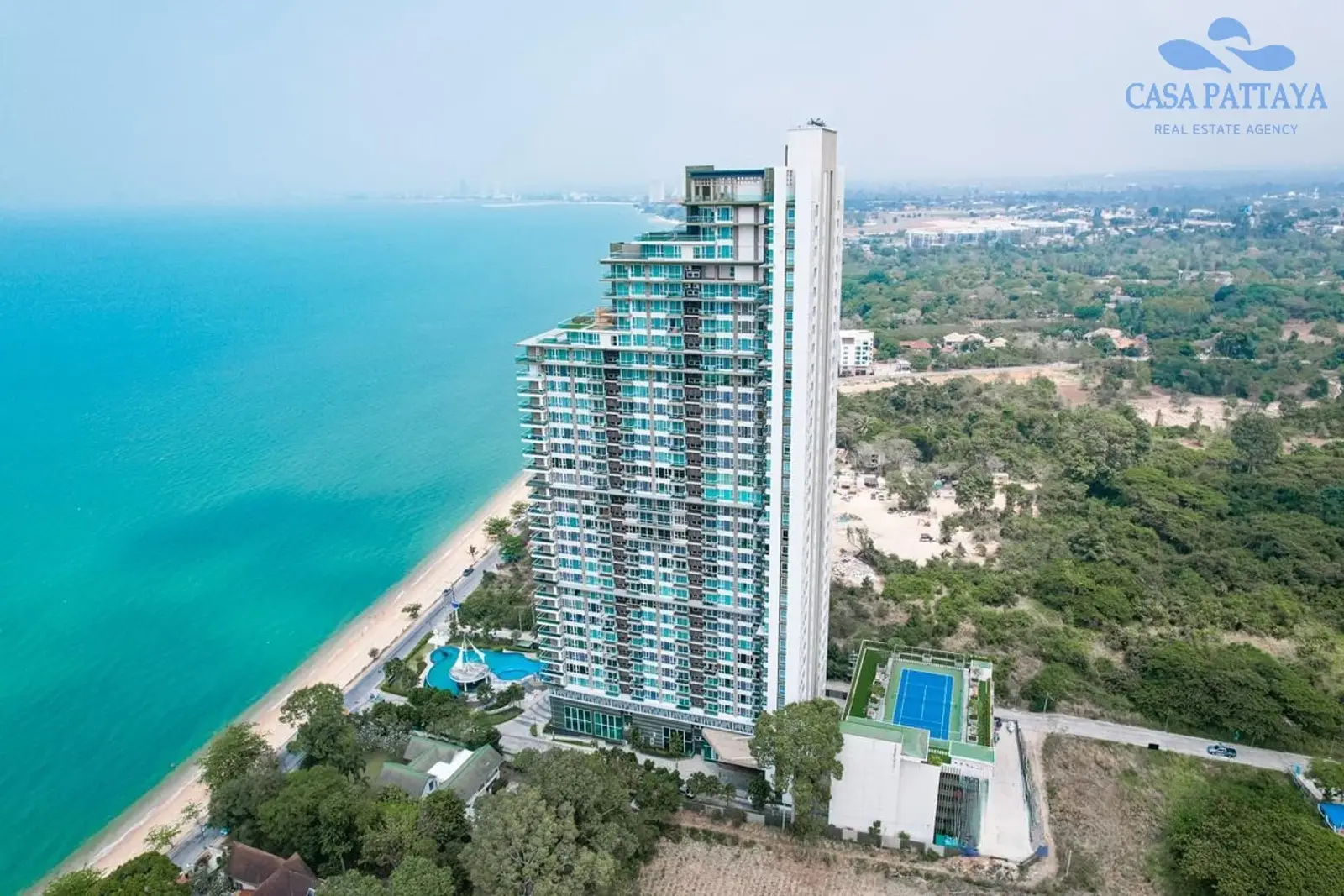 Condo 1 chambre vue mer à louer — Bang Saray, Pattaya