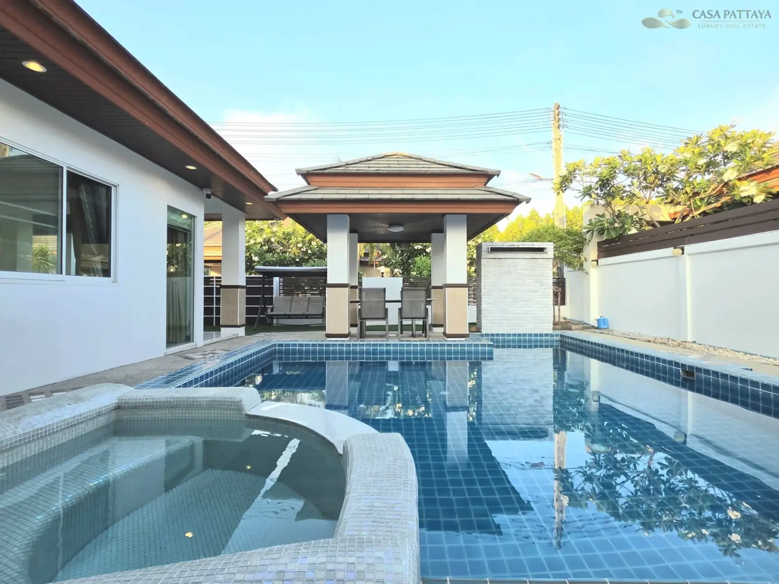 Villa avec piscine 3 chambres à louer — Huai Yai, Pattaya