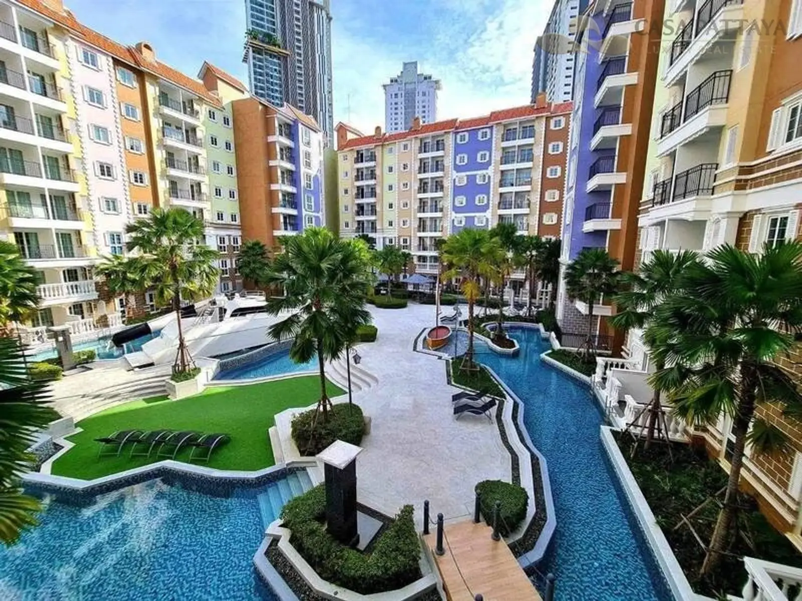 Condo 1 chambre plage à pied à louer — Na Jomtien Beach, Pattaya