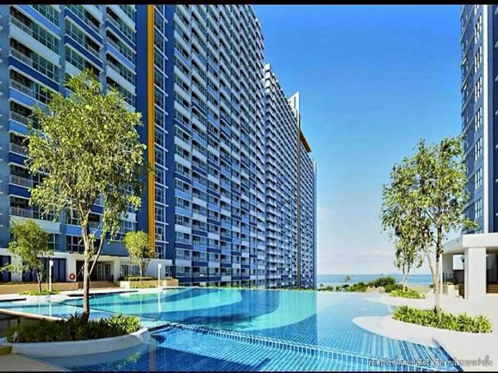 Condo 2 chambres vue mer à vendre — Jomtien, Pattaya