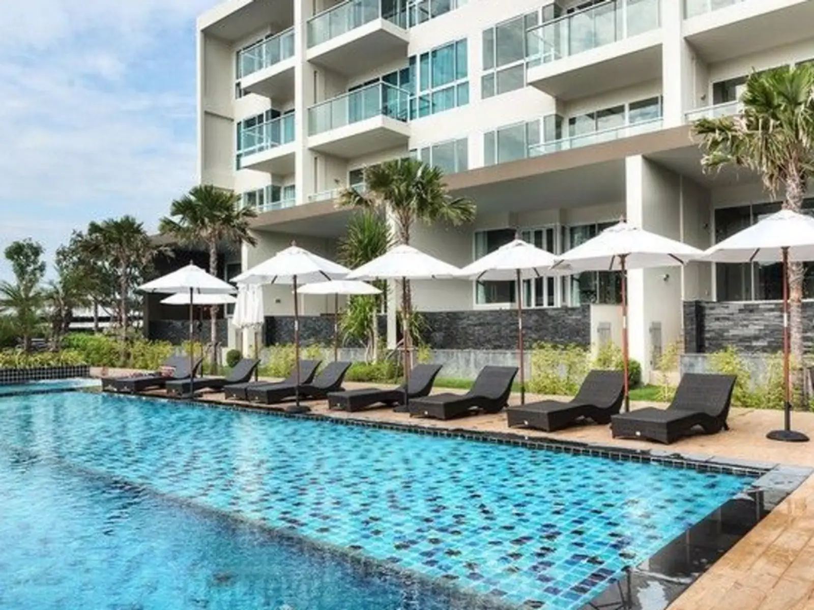 Condo 1 chambre front de mer à vendre ou à louer — Jomtien, Pattaya