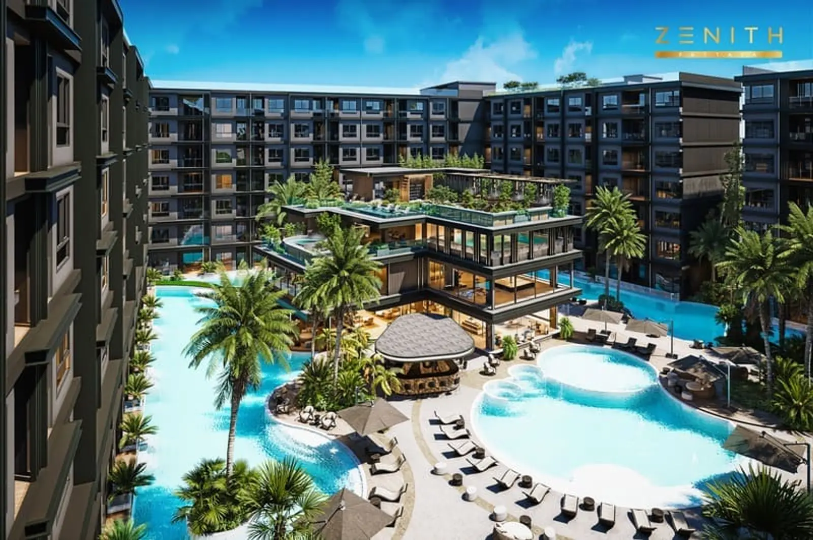 Condo 2 chambres neuf à vendre — South Pattaya, Pattaya