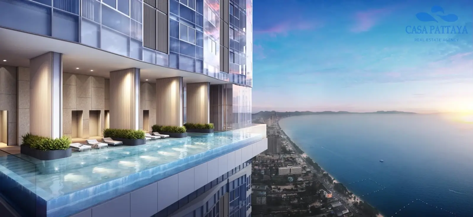 Condo 2 chambres vue mer à vendre — Jomtien Beach, Pattaya
