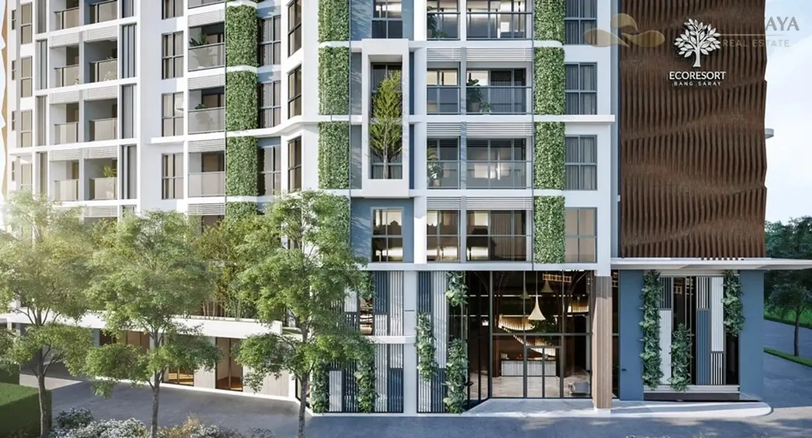 Condo 2 chambres neuf à vendre — Bang Saray, Pattaya