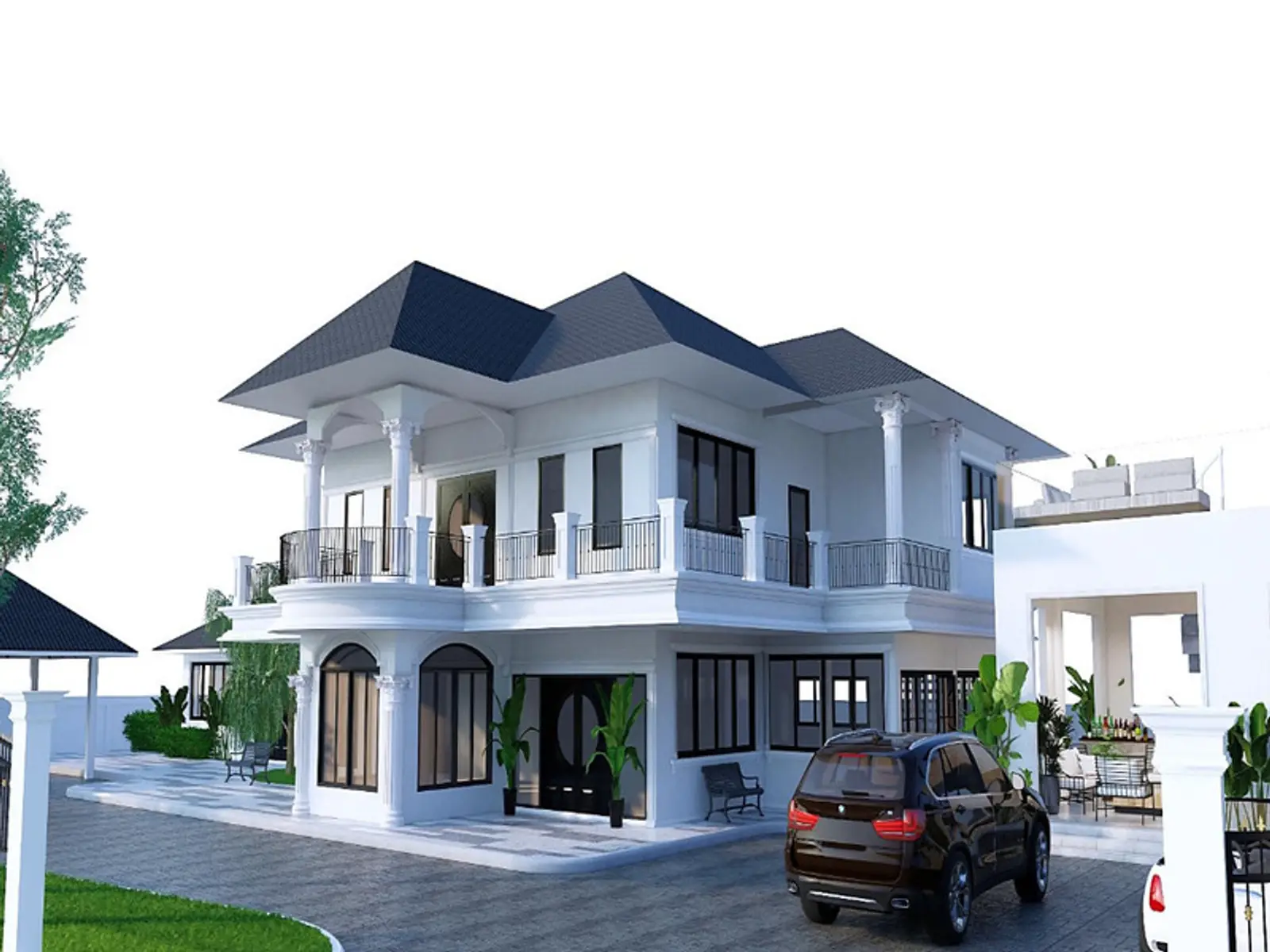 Villa avec piscine 6 chambres à vendre — Huai Yai, Pattaya