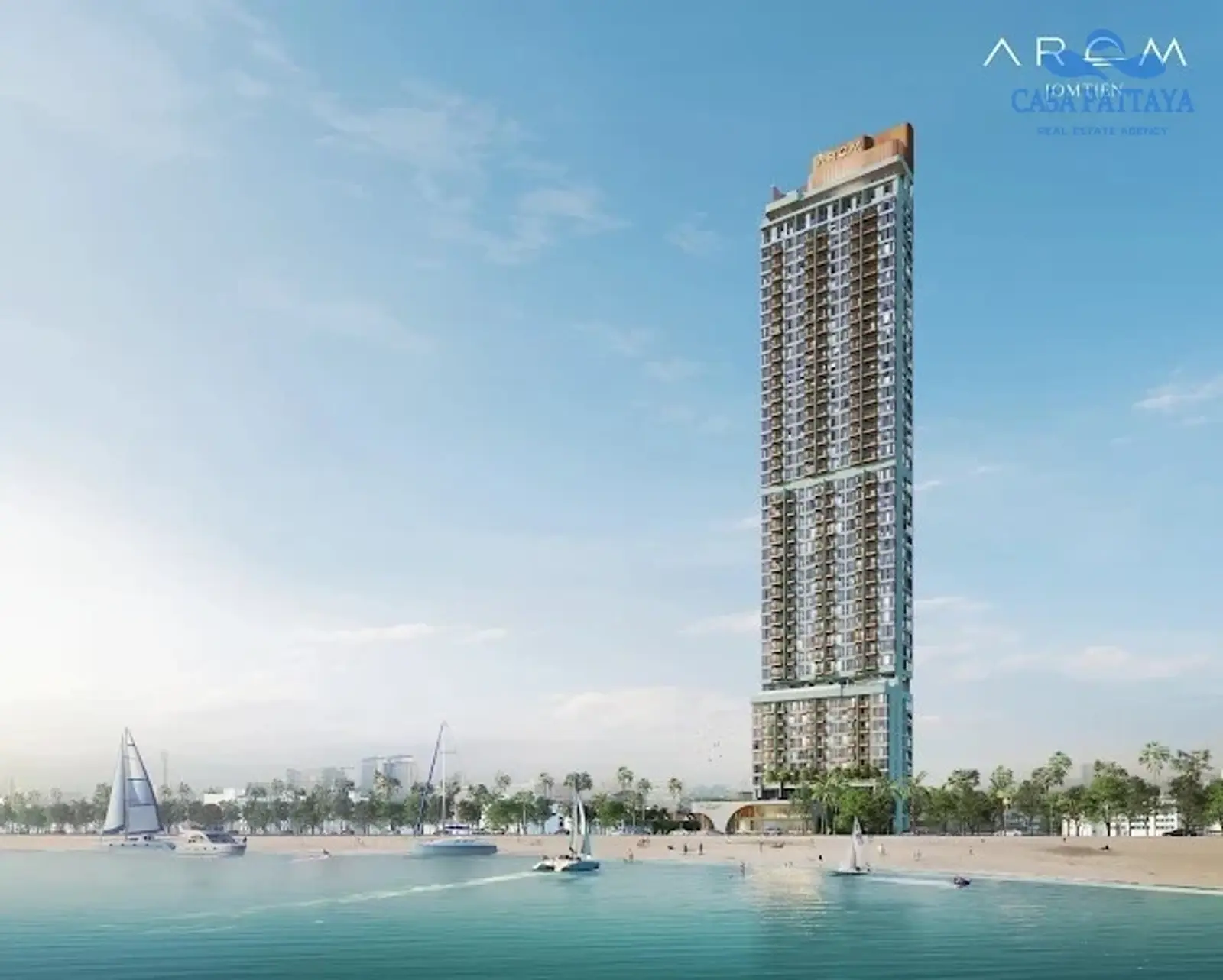 Condo 2 chambres vue mer à vendre — Jomtien Beach, Pattaya