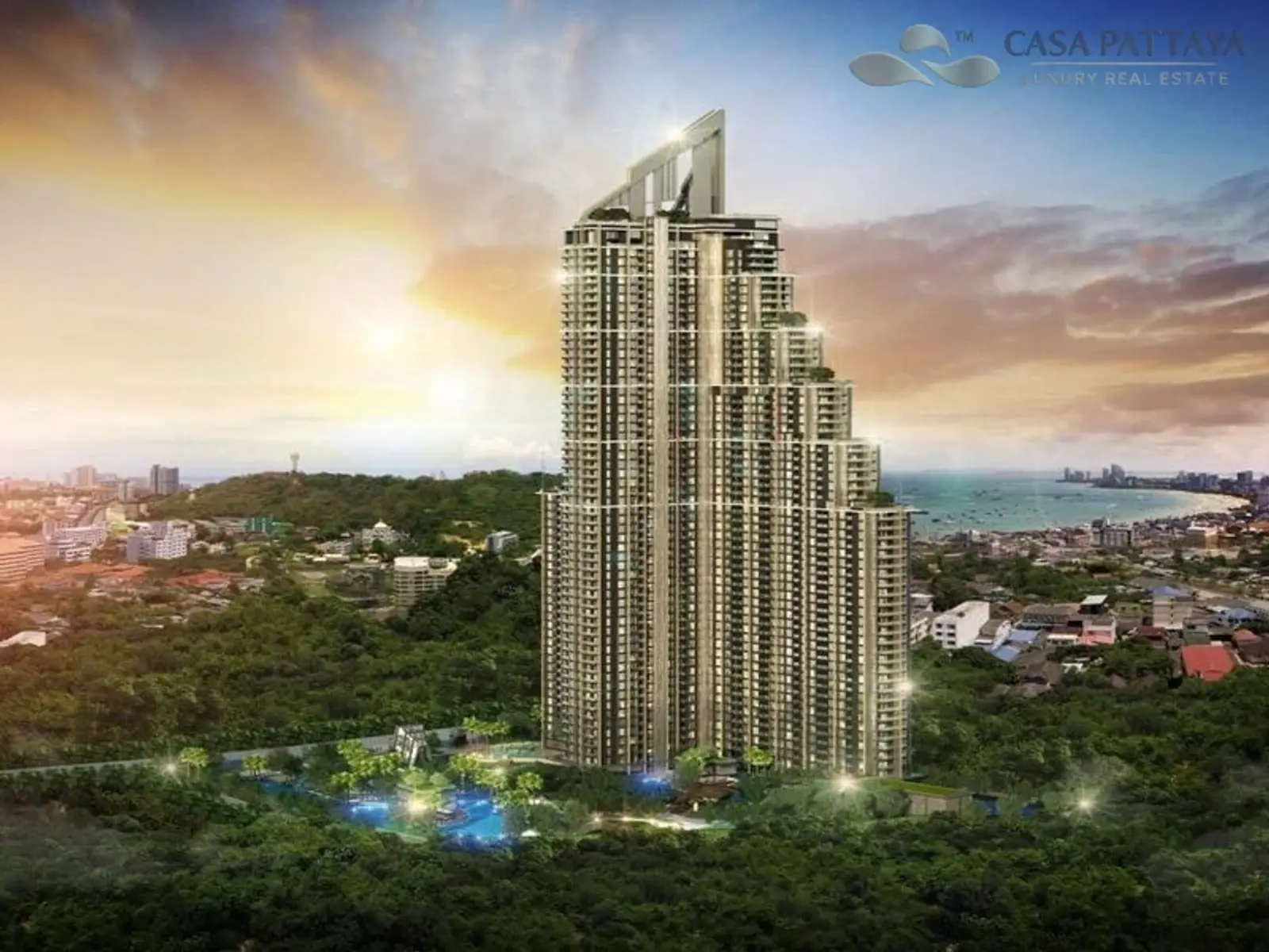 Condo 1 chambre vue mer à vendre — Pratamnak, Pattaya