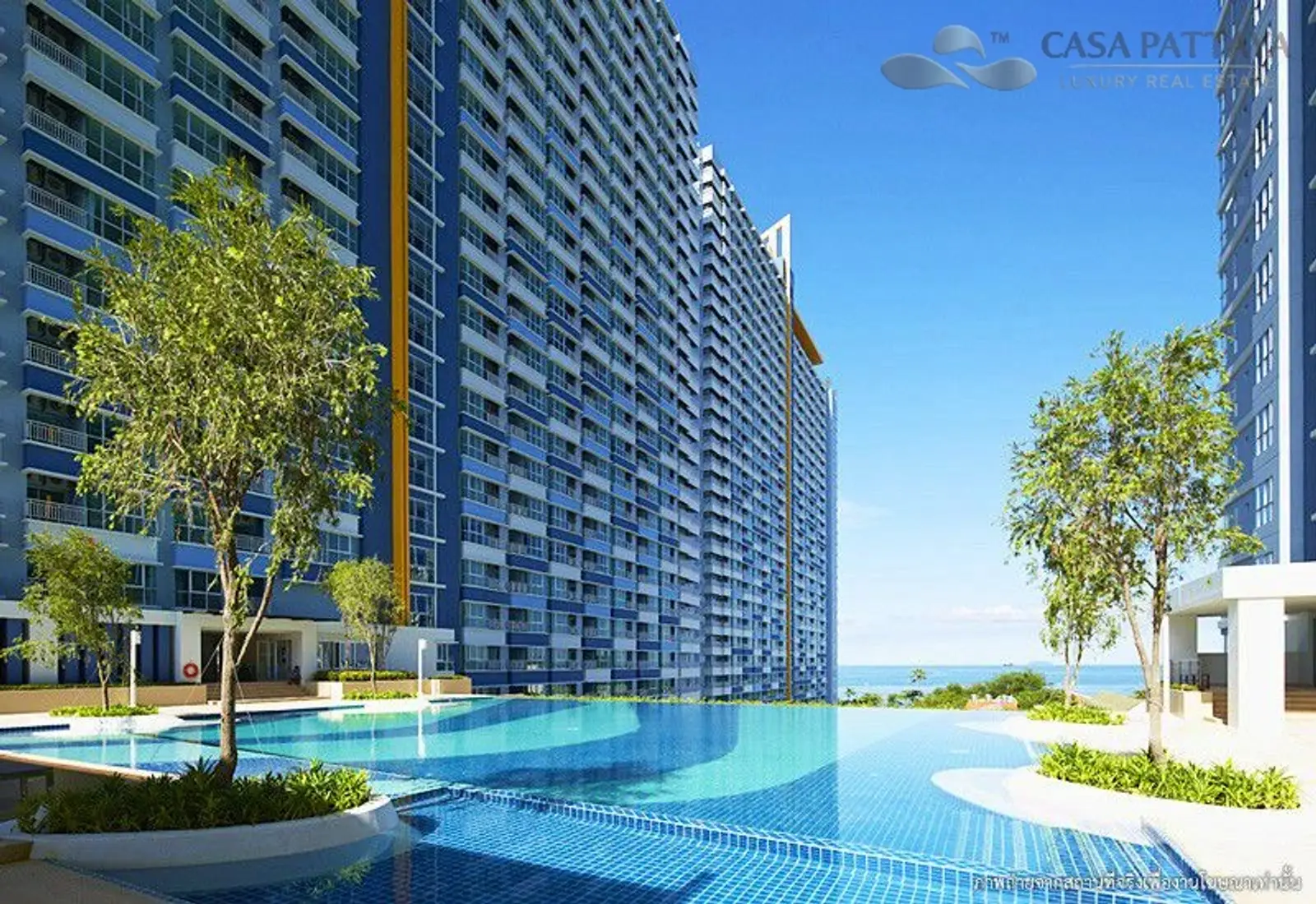 Condo 1 chambre vue mer à vendre — Jomtien, Pattaya