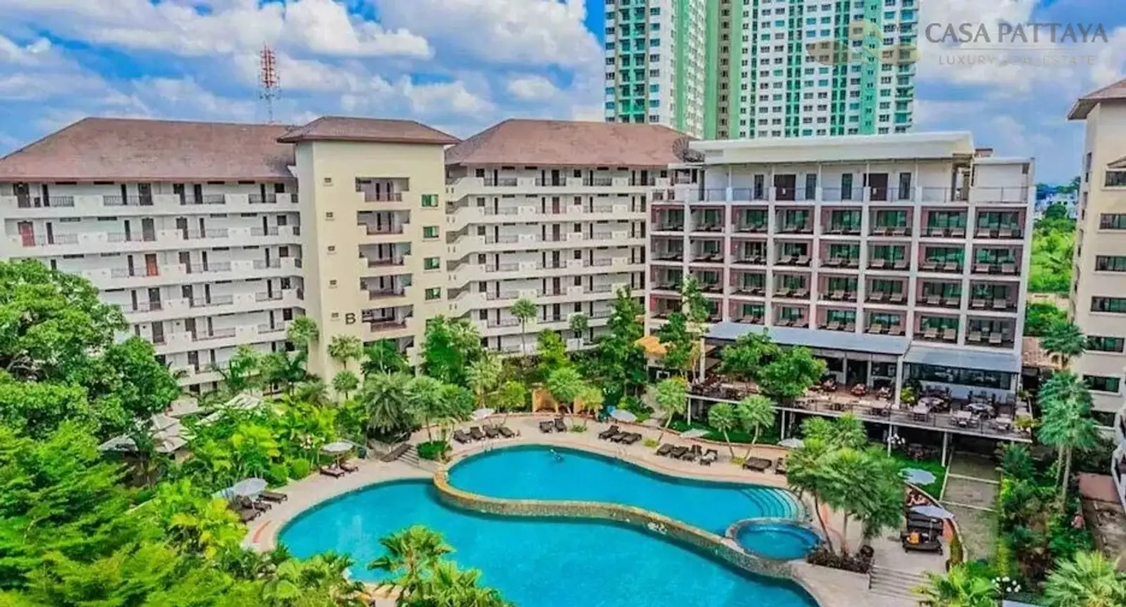 Condo 1 chambre plage à pied à louer — North Pattaya, Pattaya