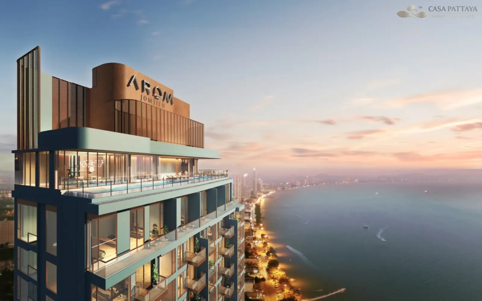 Condo 1 chambre vue mer à vendre — Jomtien, Pattaya