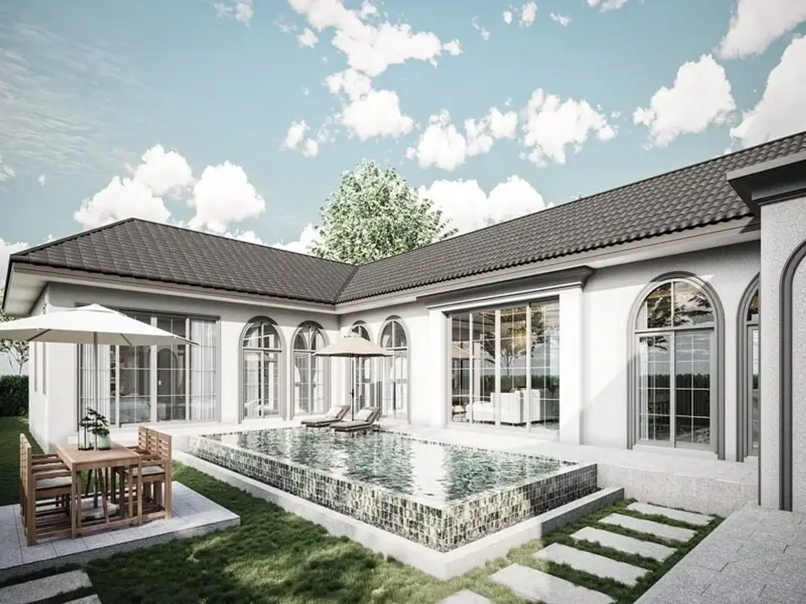 Villa avec piscine 5 chambres à vendre — East Pattaya, Pattaya