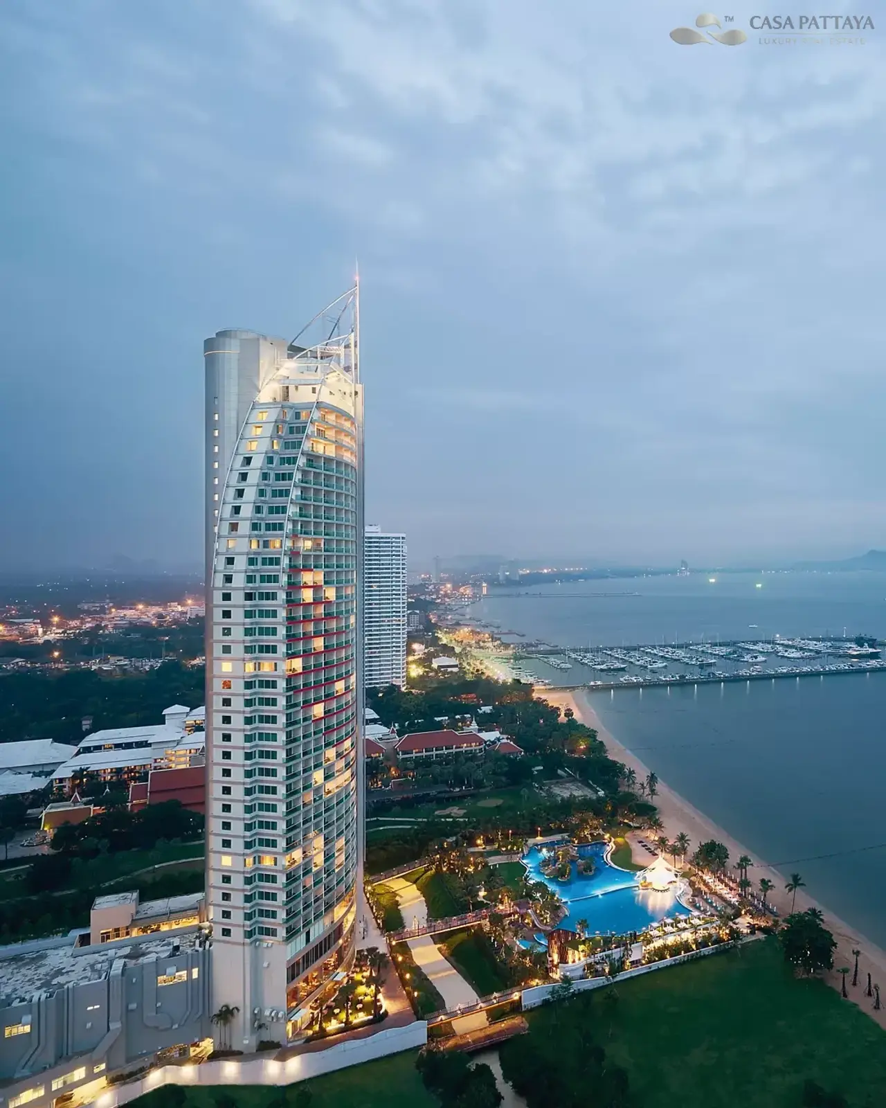 Condo 2 chambres vue mer à louer — Na Jomtien Beach, Pattaya