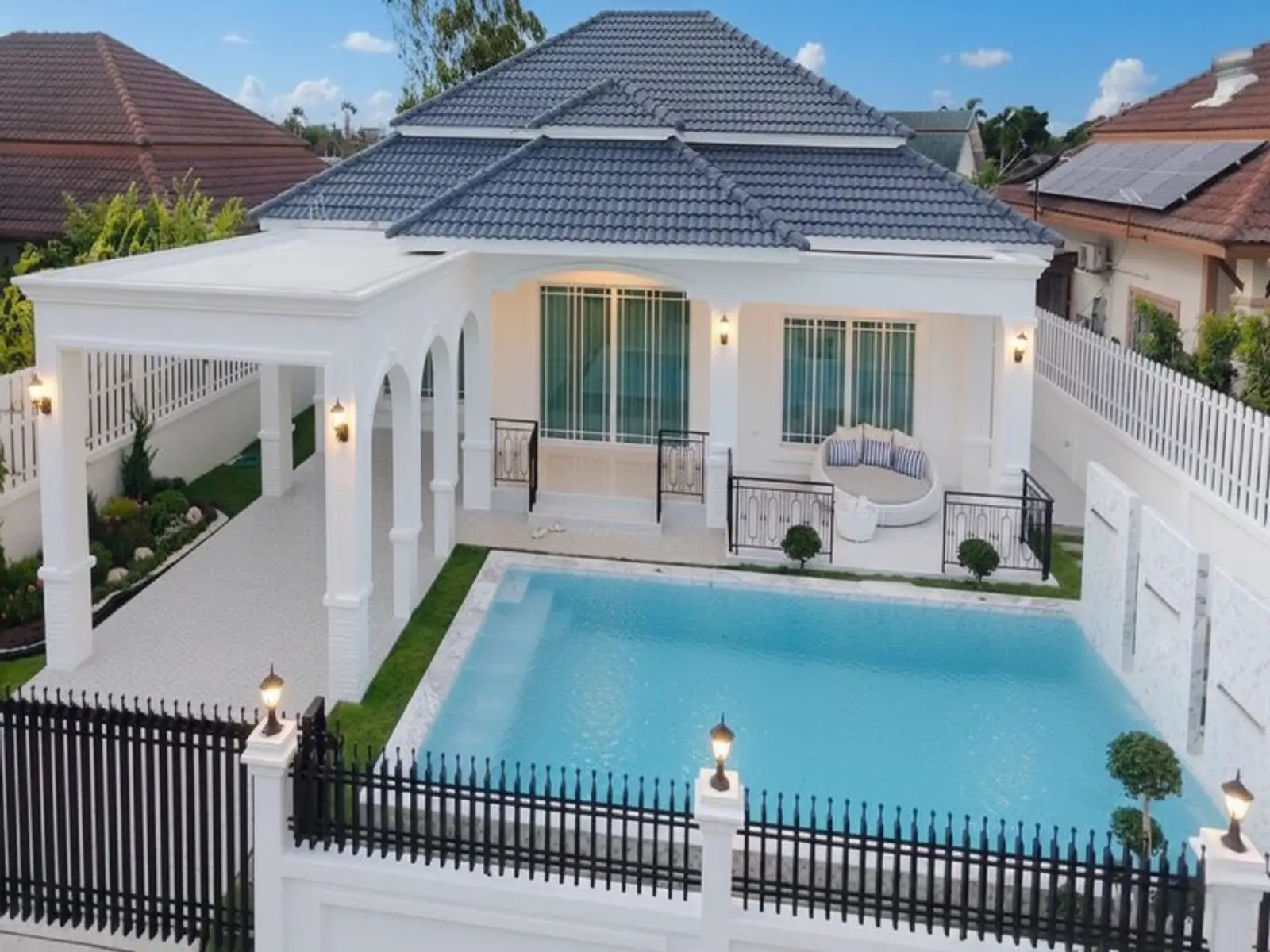 Villa avec piscine 3 chambres à louer — East Pattaya, Pattaya