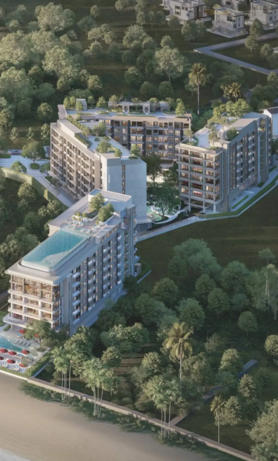 Condo 1 chambre vue mer à vendre — Na Jomtien Beach, Pattaya