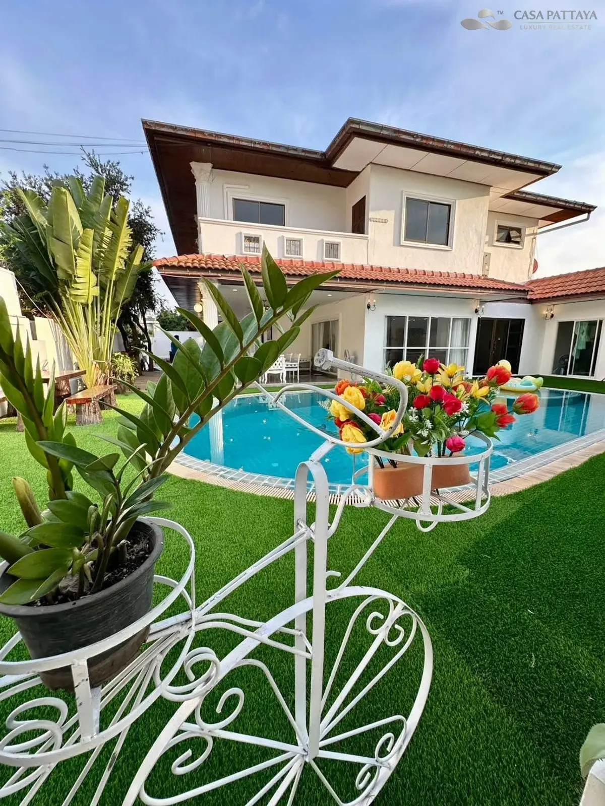 Villa avec piscine 5 chambres à louer — Jomtien, Pattaya
