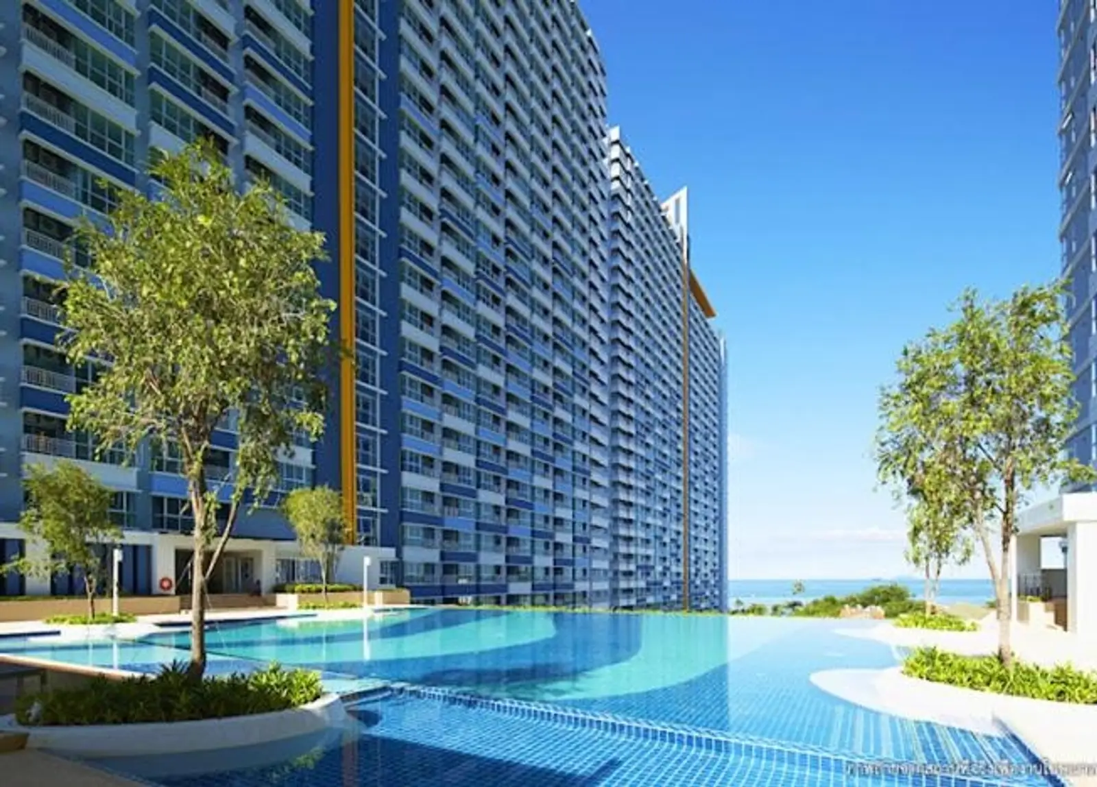Condo 1 chambre vue mer à vendre — Jomtien Beach, Pattaya