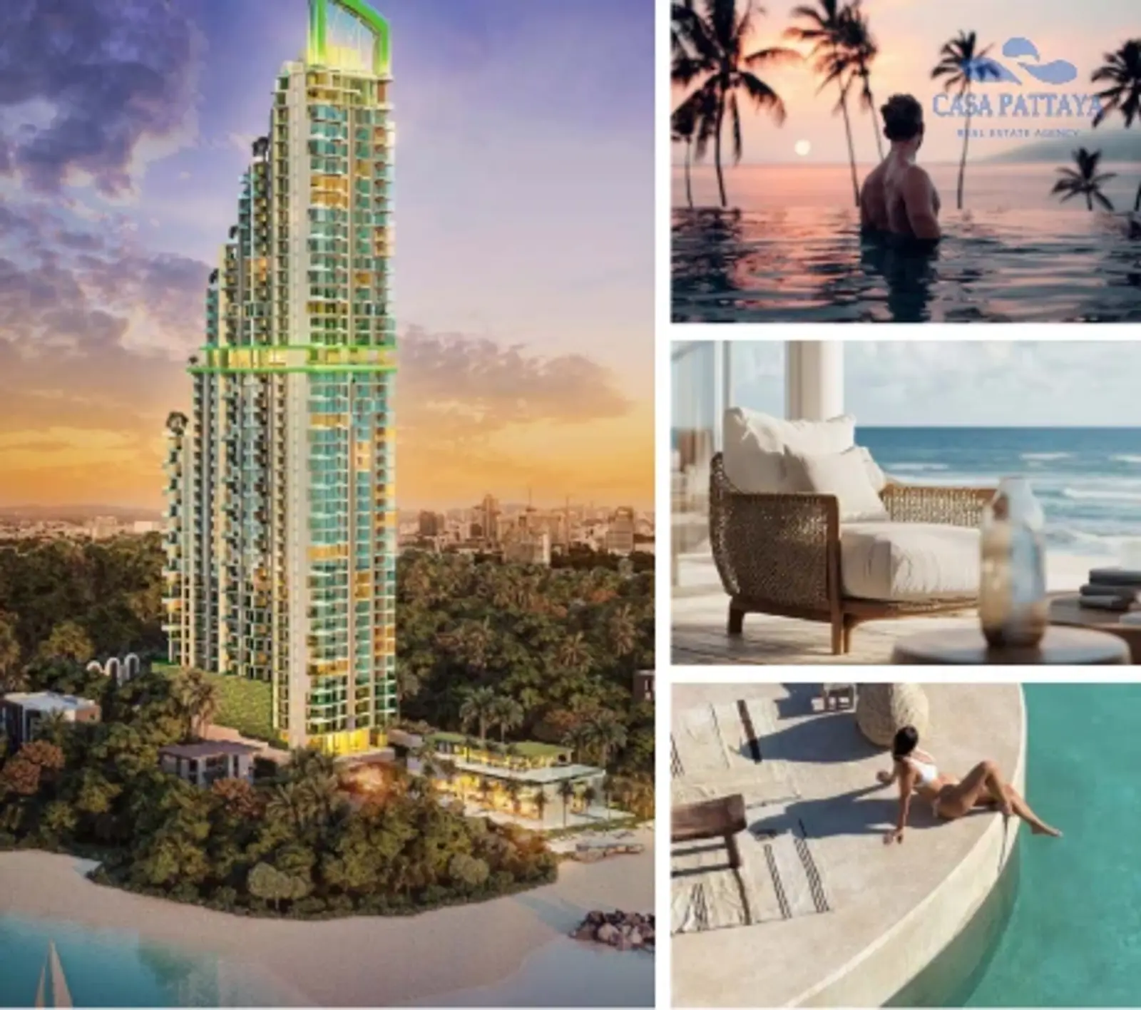 Condo 2 chambres vue mer à vendre — North Pattaya, Pattaya