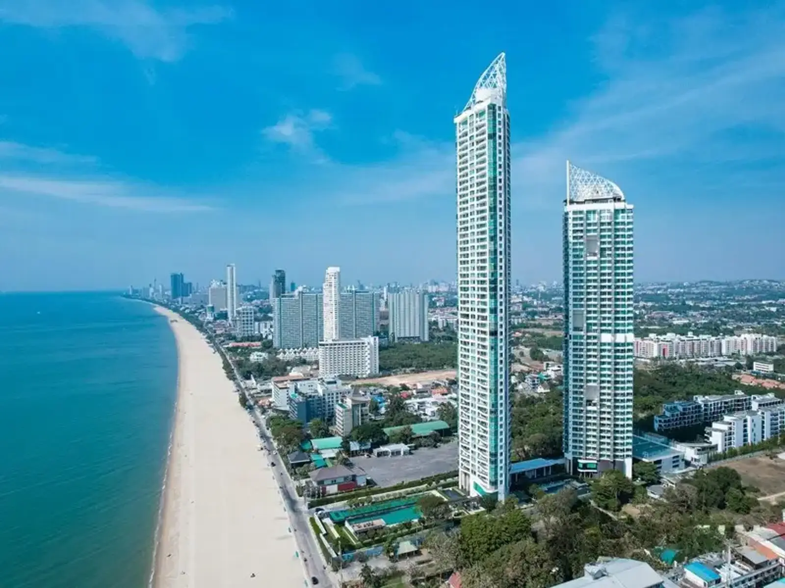 Condo 2 chambres front de mer à vendre — Jomtien, Pattaya