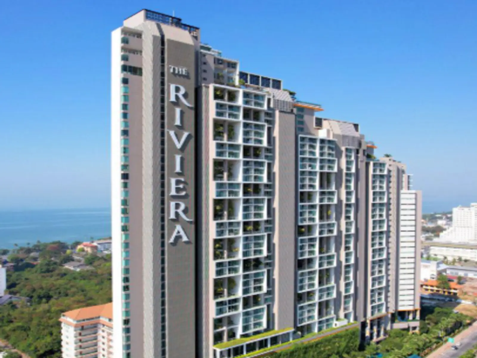 Condo 2 chambres plage à pied à vendre — Jomtien, Pattaya