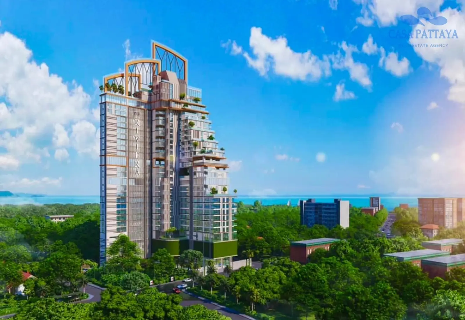 Condo 3 chambres vue mer à vendre — Pratamnak, Pattaya