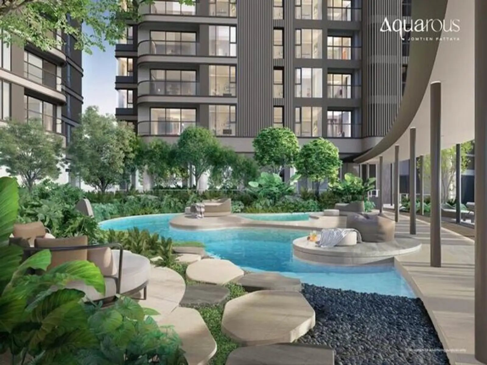 Condo 1 chambre neuf à vendre — Jomtien Beach, Pattaya