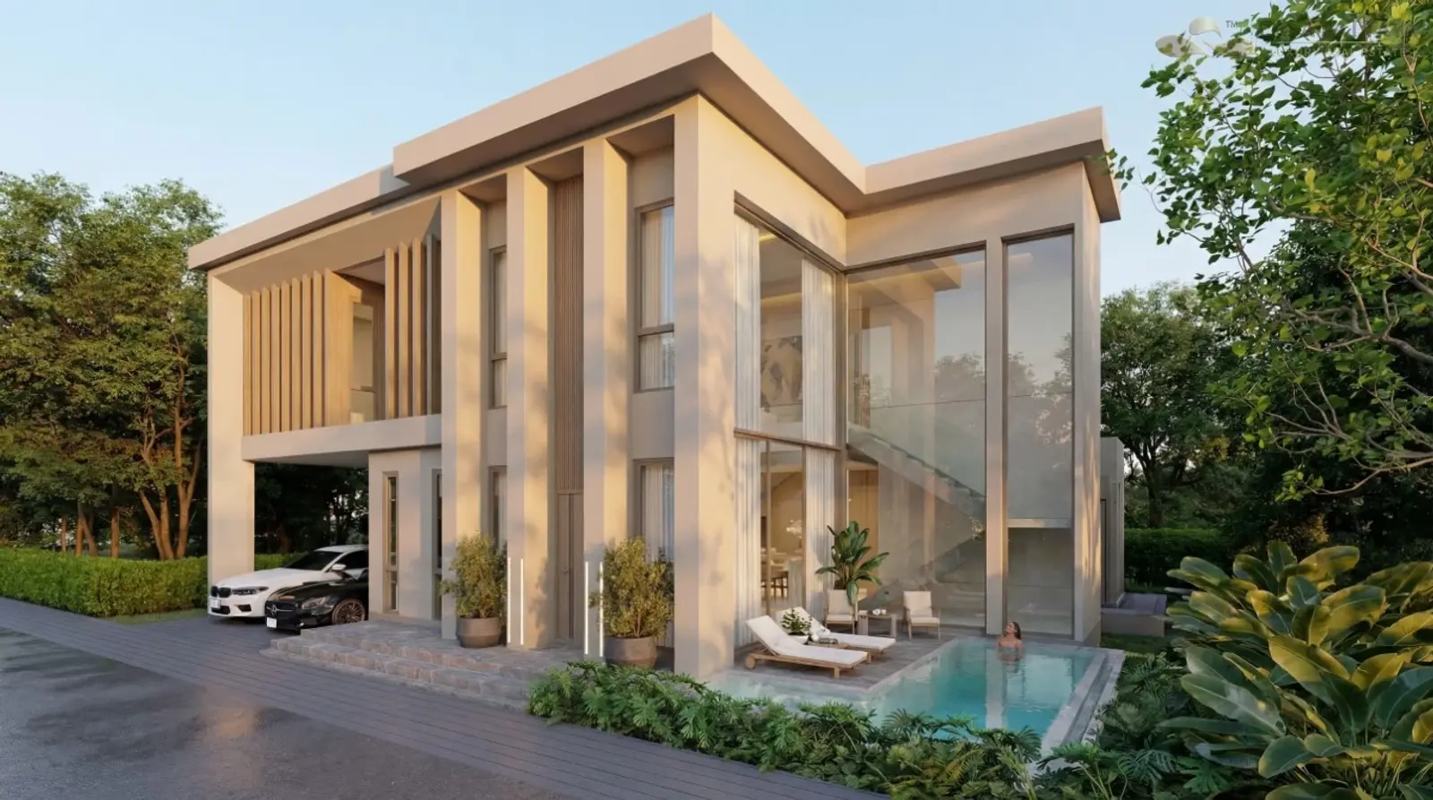Villa avec piscine 3 chambres neuf à vendre — East Pattaya, Pattaya