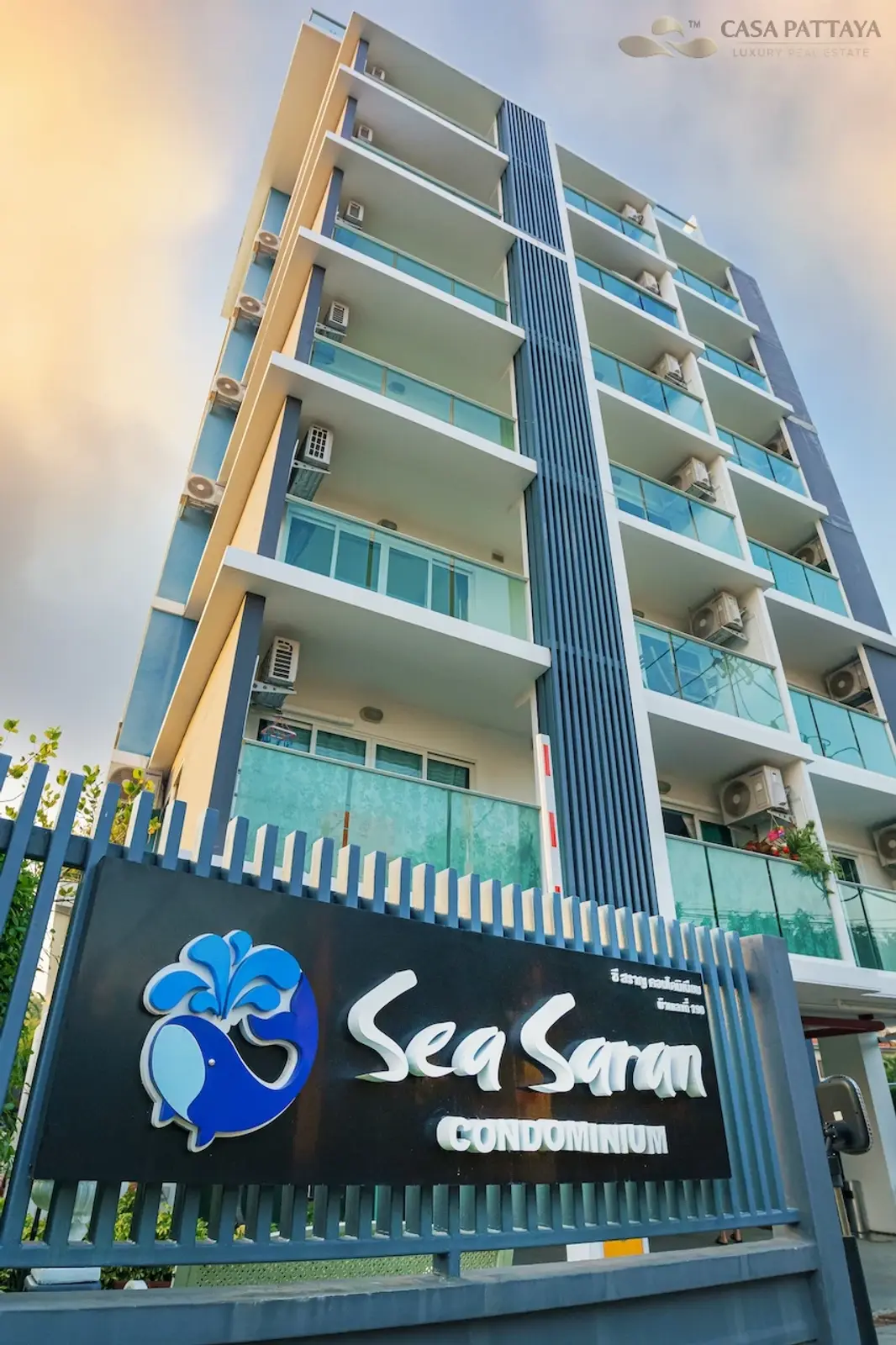 Condo plage à pied à vendre — Bang Saray, Pattaya