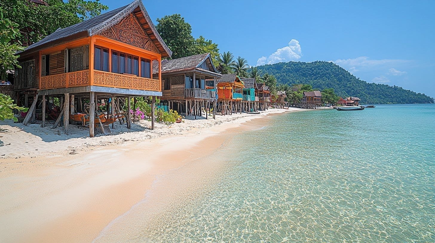 Maisons de plage en Thaïlande